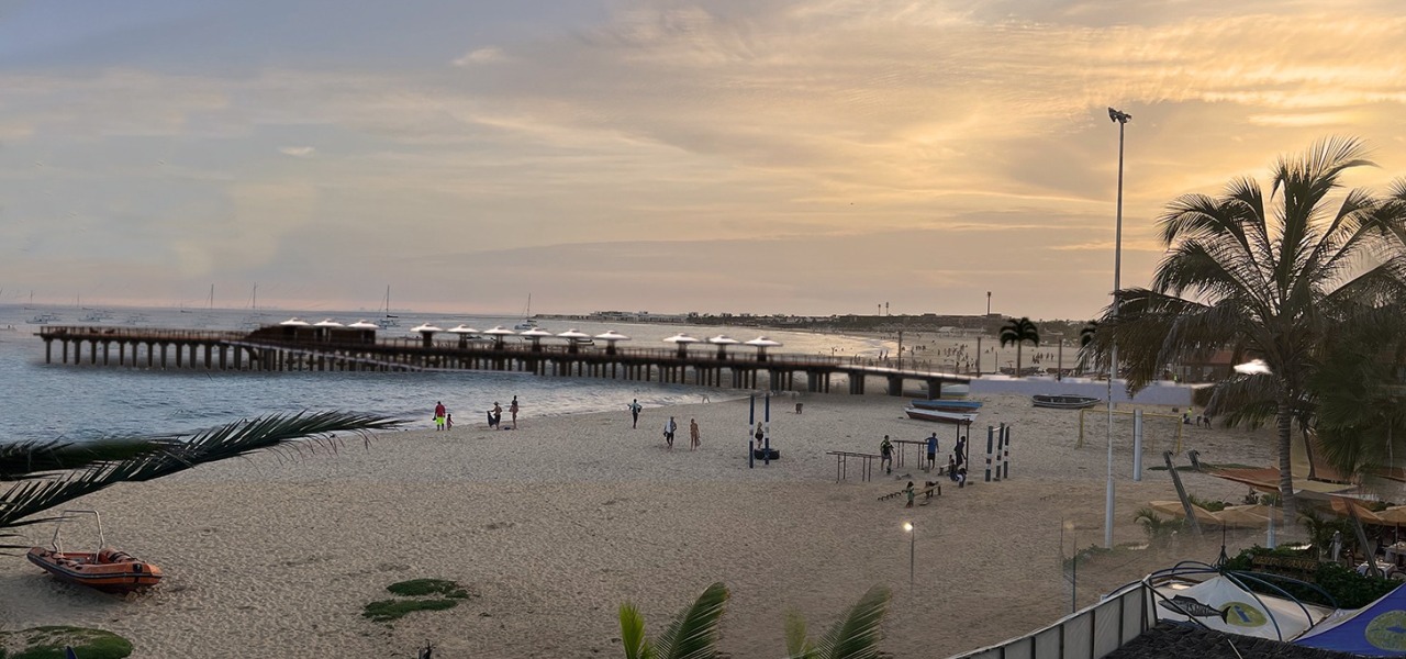 Novo Pontão de Santa Maria, em Cabo Verde